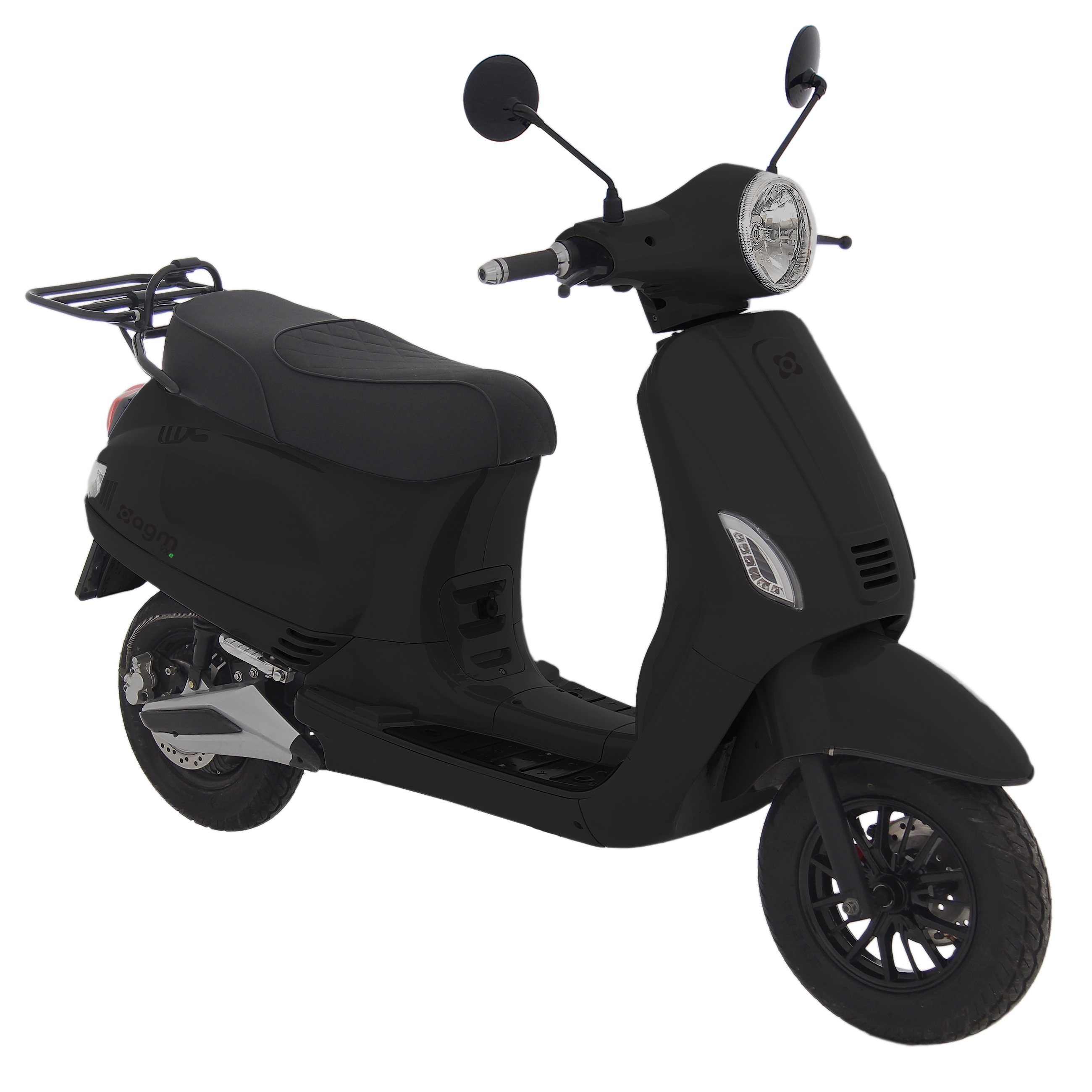 AGM Vxe elektrische scooter in mat zwart